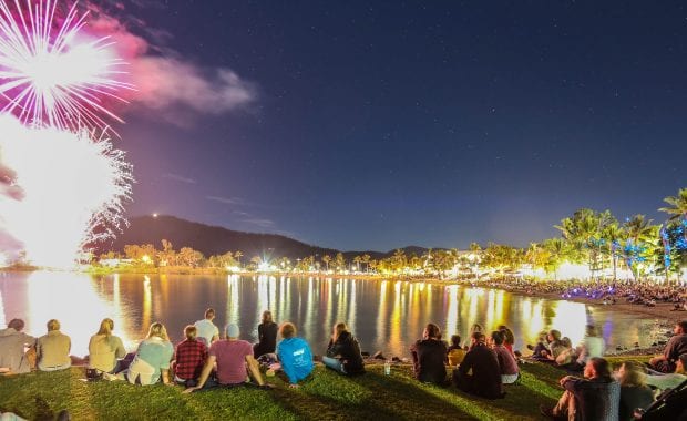 Whitsunday Coast Airport Fireworks on the Foreshore